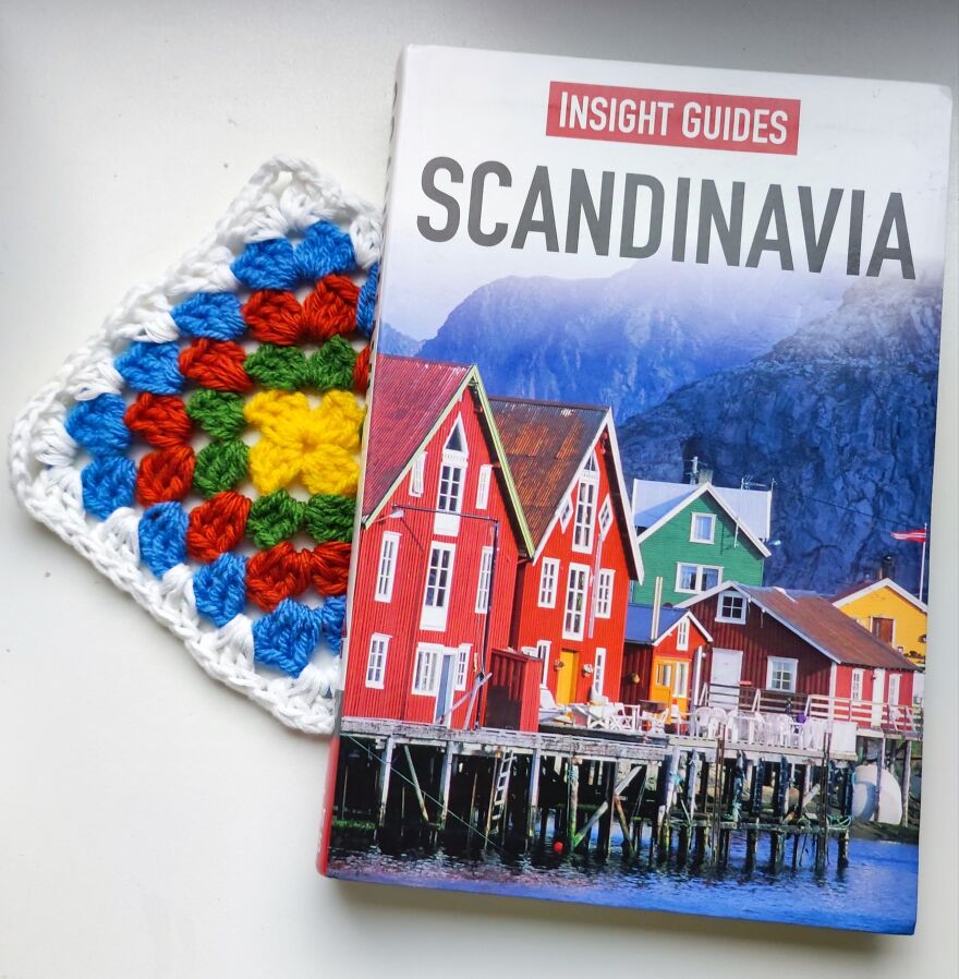 Violeta's Book Blanket, 96 Granny Squares Based On Book Covers