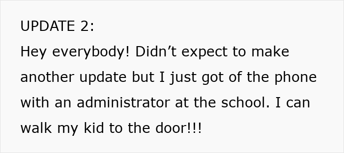 School Bans Dad From Walking Daughter To Door Because Karen Mom Felt Uncomfortable School Bans Dad From Walking Daughter To Door Because Karen Mom Felt Uncomfortable