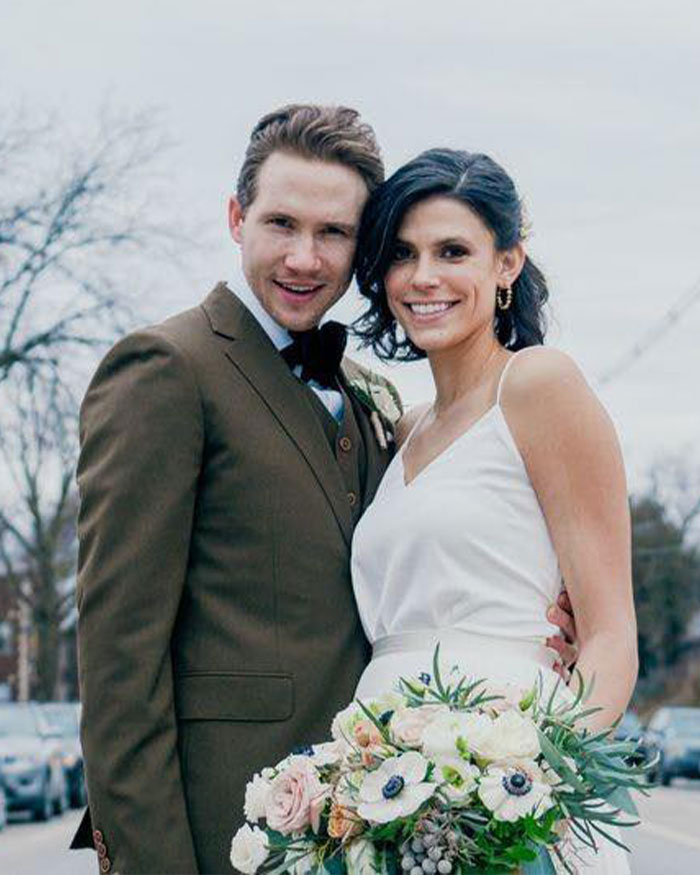 Young couple in wedding attire outdoors, linked to Ohio dentist homicide case with possible motive suggested by ex FBI agent. Young couple in wedding attire outdoors, linked to Ohio dentist homicide case with possible motive suggested by ex FBI agent.