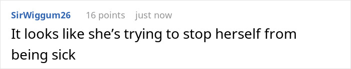 Comment on Ariana Grande’s bizarre mannerisms suggesting she is trying to stop herself from being sick in recent interview. Comment on Ariana Grande’s bizarre mannerisms suggesting she is trying to stop herself from being sick in recent interview.