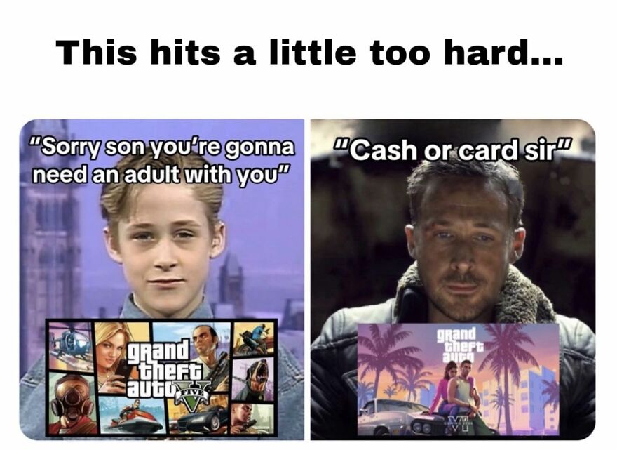 Memes showing the contrast between childhood and adult gaming experiences for exhausted adults wanting to play video games.