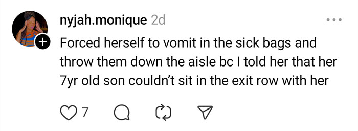 Screenshot of a social media post describing an unhinged thing a passenger did on a flight, shared by a flight attendant.