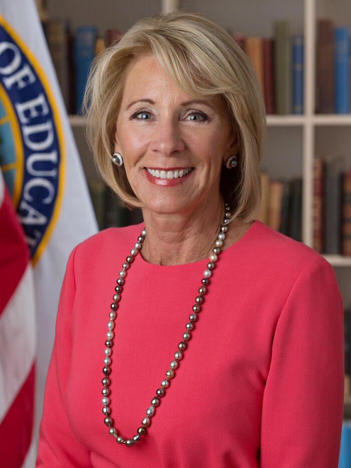 Businesswoman and Politician Betsy Devos, 68