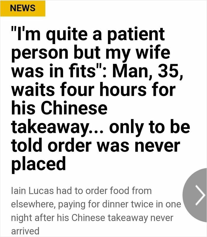 Man waits four hours for Chinese takeaway in one of 61 wild incidents that made headlines for unbelievable reasons.