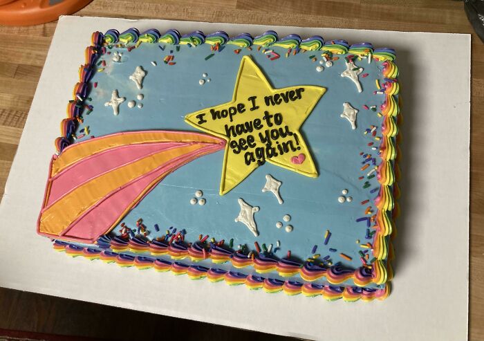 My Last Chemo Appointment Is Tomorrow, Wife Made A Cake For The Oncology Staff