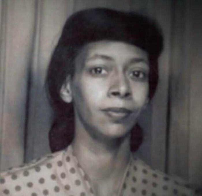 Black and white photo of a woman with short hair, related to unsettling history and crime stories of vanishing without a trace.