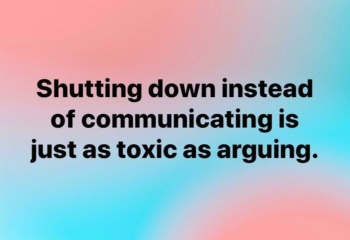 Text on pastel gradient background about shutting down being toxic, illustrating life with a spicy neurodivergent brain experience.