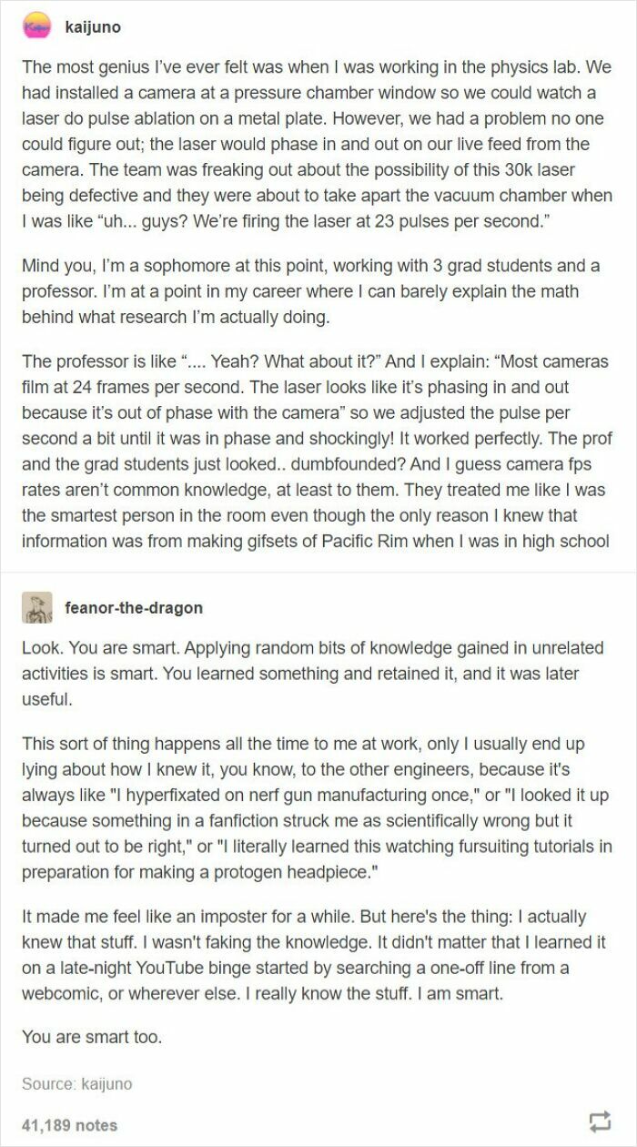 Screenshot of a Tumblr post illustrating life with a spicy, neurodivergent brain through shared personal experiences and insights.