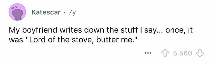 Screenshot of a funny sleep talk post where someone’s boyfriend writes down hilarious things said during sleep.