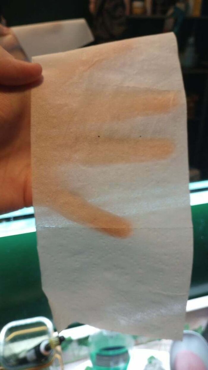 Hand trace on a translucent paper towel highlights a frustrating roommate prank from jerks making others want to live alone.