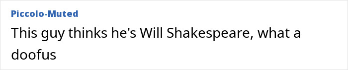 Screenshot of a comment criticizing someone, related to Ryan Reynolds' manipulative email to It Ends With Us author.