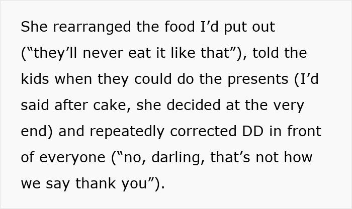 B-Day Party Turns Awkward As Guest Mom Rearranges Food, Corrects Child, And Takes Control Of The House