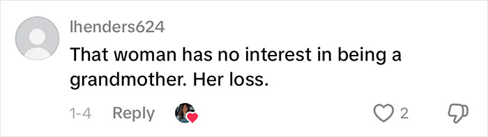 Screenshot of a social media comment responding to a viral video about a woman reminding grandma not to kiss her baby. Screenshot of a social media comment responding to a viral video about a woman reminding grandma not to kiss her baby.