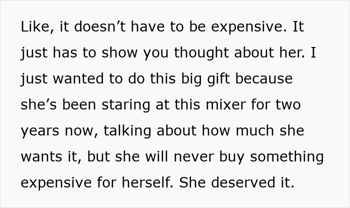 Alt text: Sister takes mom out for dinner after brothers fail to contribute to mom’s birthday gift plans. Alt text: Sister takes mom out for dinner after brothers fail to contribute to mom’s birthday gift plans.