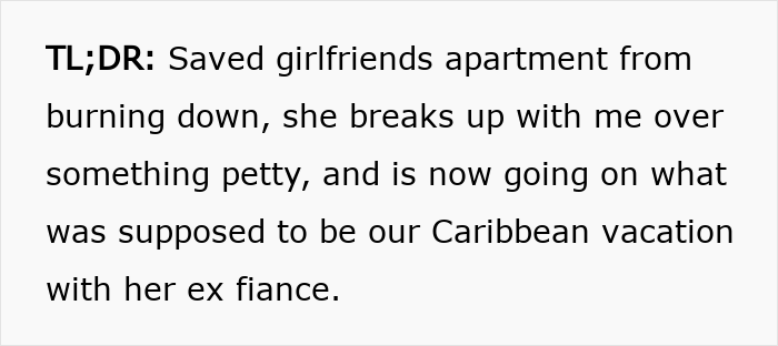Man reflects on heroic actions and being single after realizing he wasn&rsquo;t the problem in the relationship ending.
