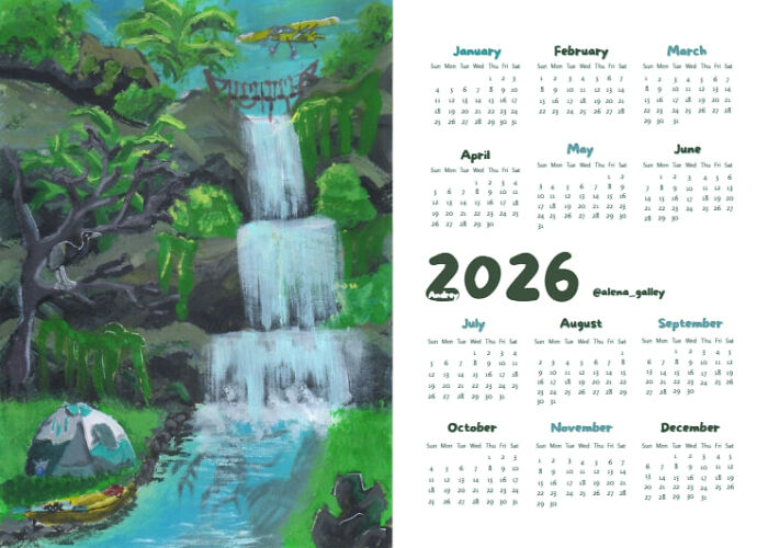 I&rsquo;m An Art Teacher, And For New Year&rsquo;s I Wanted My Students To Feel Like Real Artists - So I Turned Their Drawings Into Wall Calendars.
