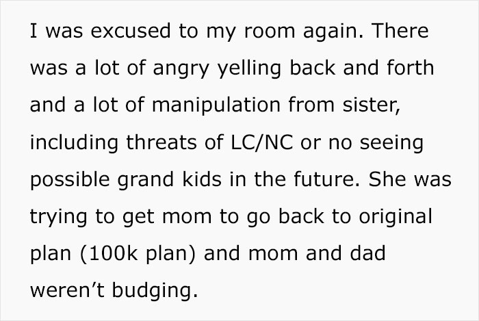 Woman witnessing sister turn into a bridezilla, family meeting with angry yelling and manipulation unfolds. Woman witnessing sister turn into a bridezilla, family meeting with angry yelling and manipulation unfolds.