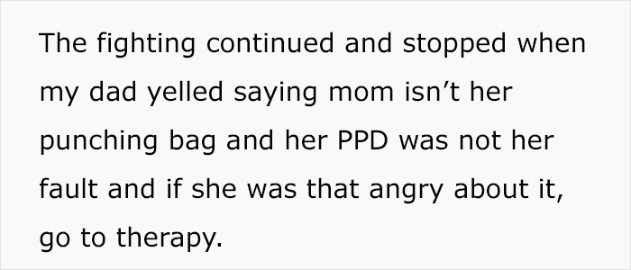 Text excerpt describing a family conflict involving a woman witnessing her sister become a bridezilla and a messy family meeting. Text excerpt describing a family conflict involving a woman witnessing her sister become a bridezilla and a messy family meeting.