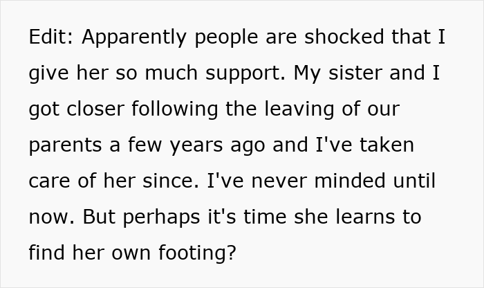 Man realizes his helping hand is quietly supporting sister’s jobless boyfriend and decides to stop financial aid. Man realizes his helping hand is quietly supporting sister’s jobless boyfriend and decides to stop financial aid.