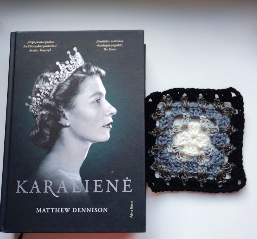 Violeta's Book Blanket, 96 Granny Squares Based On Book Covers