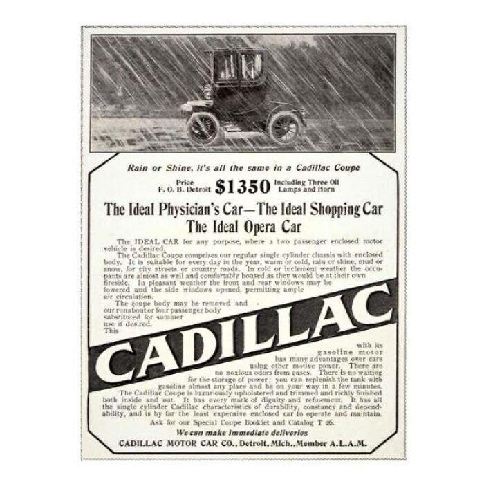Cadillac Was Founded In 1902 By Henry Leland, Who Named The Company After Antoine De La Mothe Cadillac, The Founder Of Detroit
