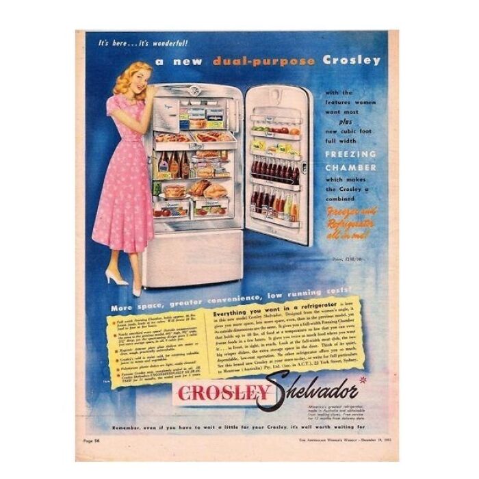 The Big Selling Point For Crosley Shelvador? Shelves In The Door. Get It? "Shel-Va-Dor"