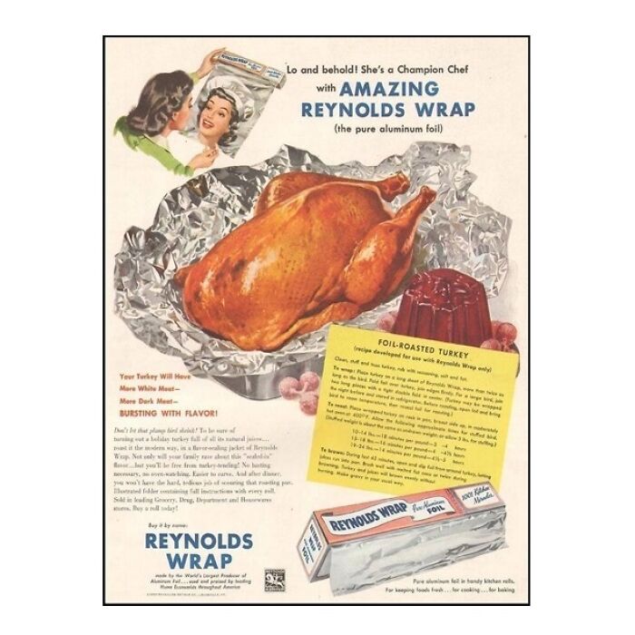 The First Foils For Cooking Were Made Out Of Tin In The Late 19th Century. Aluminum Foil Was First Manufactured In Switzerland In 1910