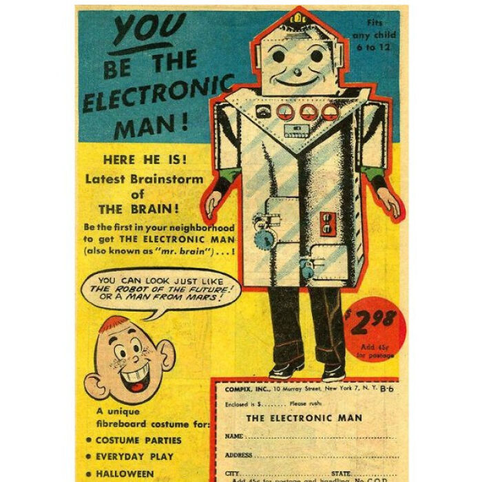 Yes Friends, You Too Can Be An "Electronic Man" Made Out Of Cardboard