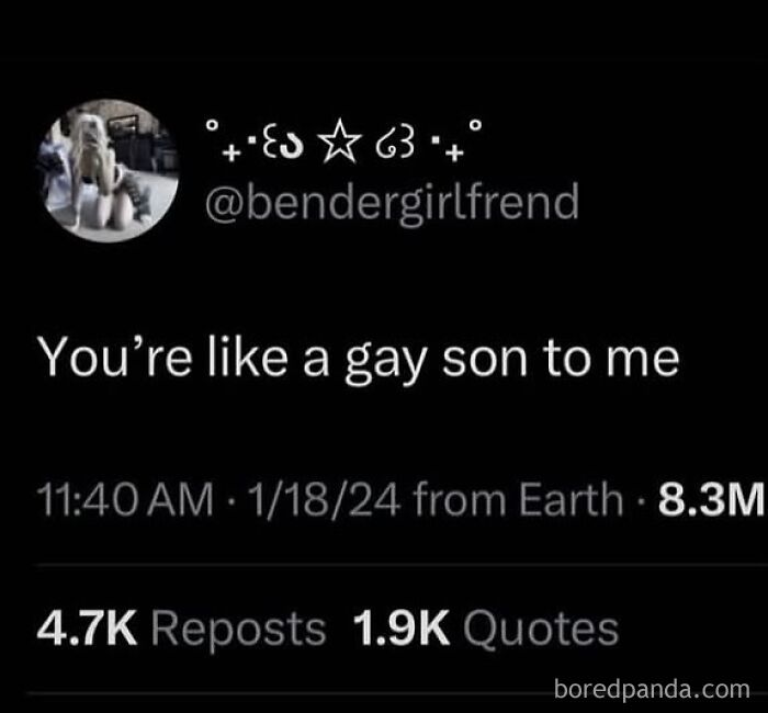 Social media post with a relatable therapy meme caption about personal relationships with high engagement.