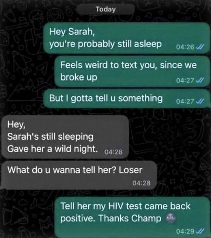 Text conversation showing anxious and awkward messages suggesting anxiety prime in a humorous context.