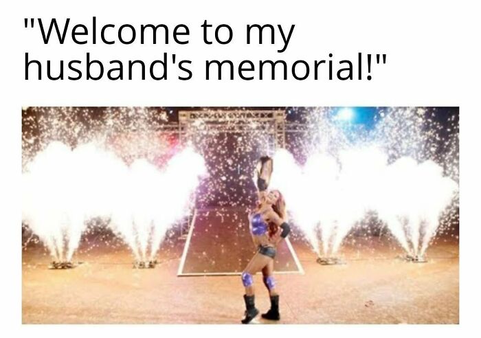 Woman holding championship belt amid fireworks with a humorous caption from wild Erika Kirk memes.