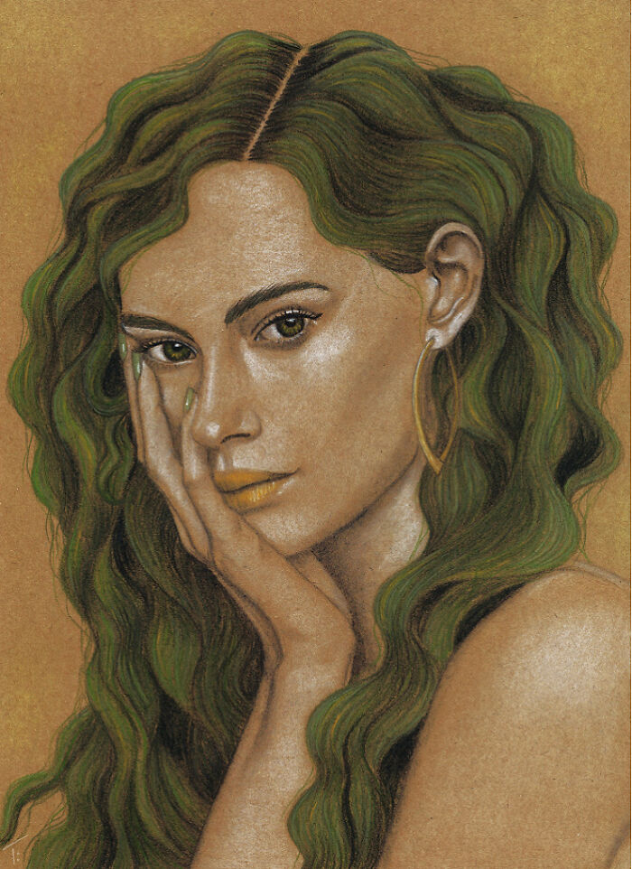 I Drew These 6 Portraits As An Homage To The Girl With A Pearl Earring