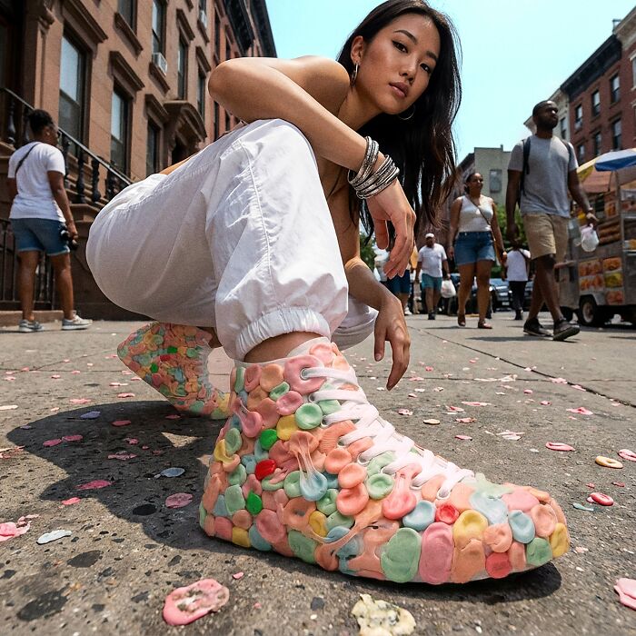 Gum Collection: Turning NYC Sidewalk Gum Into A Wearable Statement