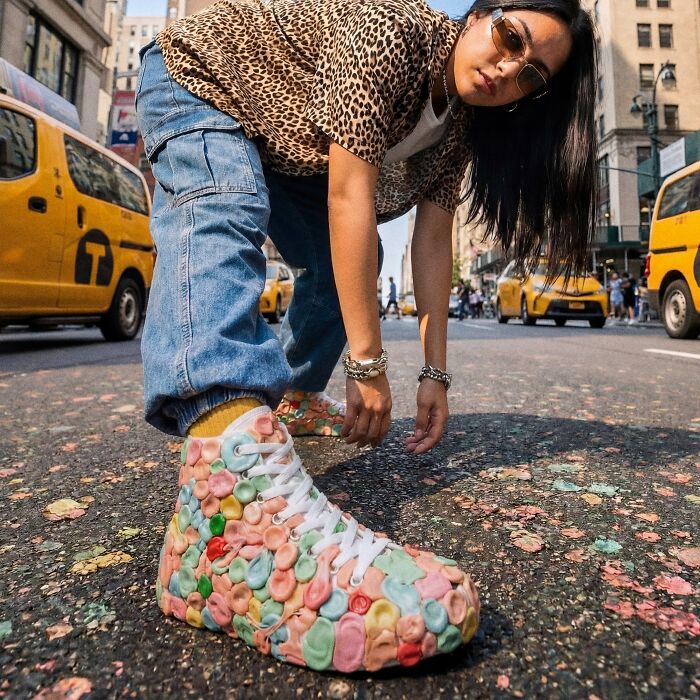 Gum Collection: Turning NYC Sidewalk Gum Into A Wearable Statement