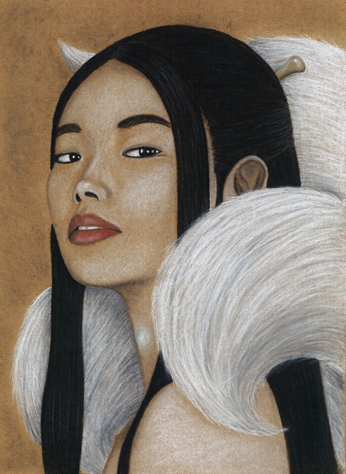 I Drew These 6 Portraits As An Homage To The Girl With A Pearl Earring