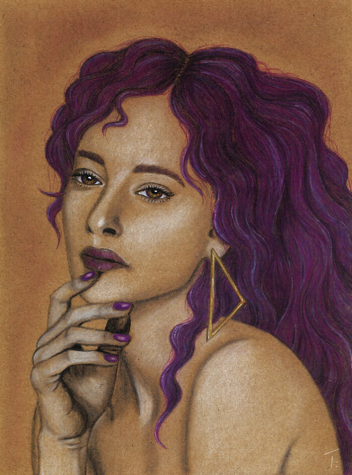 I Drew These 6 Portraits As An Homage To The Girl With A Pearl Earring