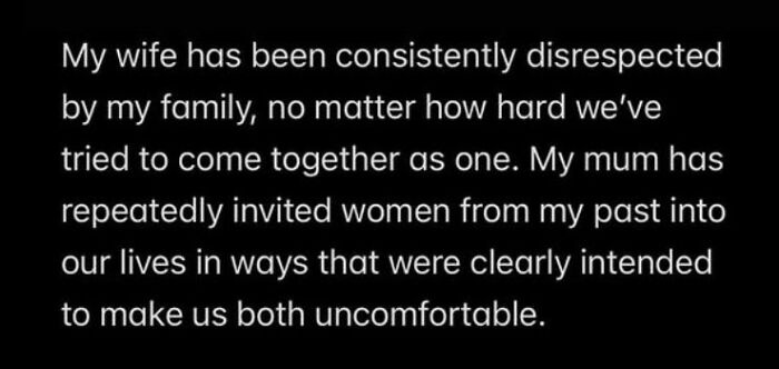 Text on black background showing Brooklyn Beckham's biting accusations against parents about family disrespect and discomfort.