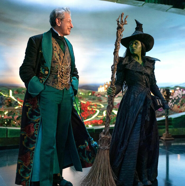 Scene from a fantasy film featuring two characters in elaborate costumes, related to Academy Oscar nominations 2026.