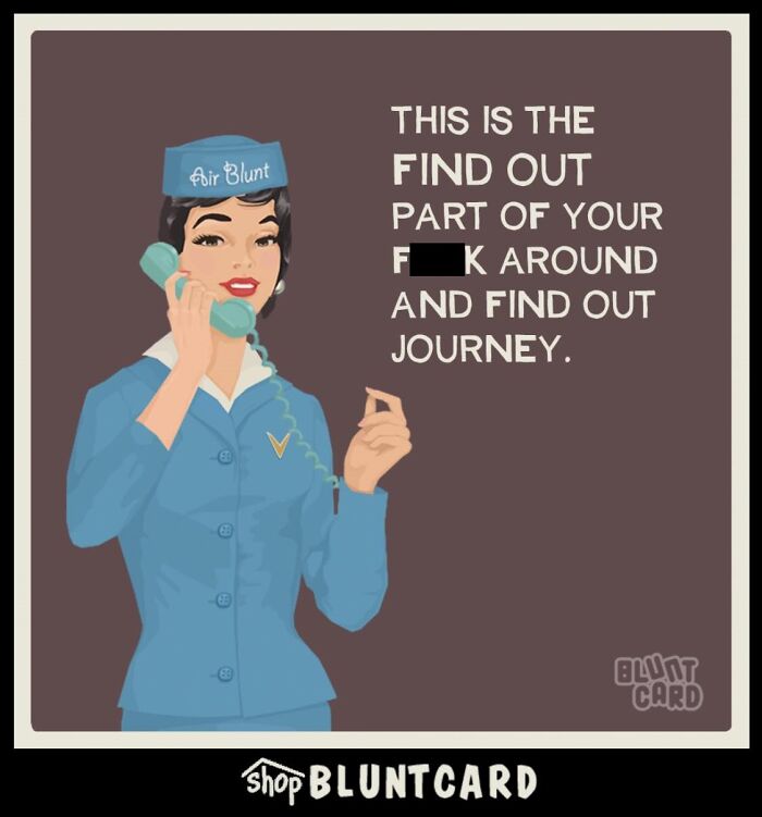 These Vintage-Style Cards Look Sweet At First Glance, Until Their Dark Humor Hits You (29 New Pics)