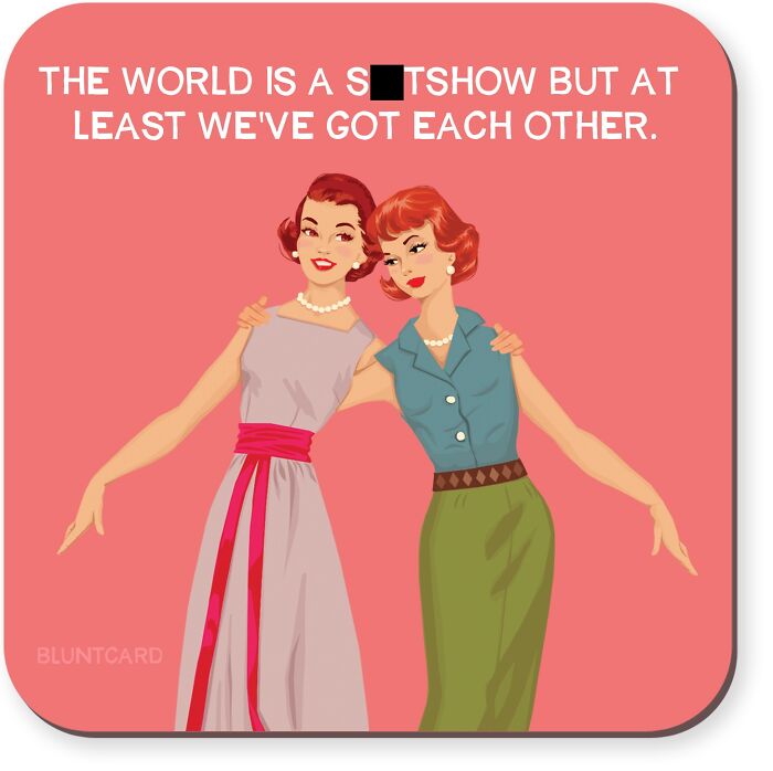 These Vintage-Style Cards Look Sweet At First Glance, Until Their Dark Humor Hits You (29 New Pics)