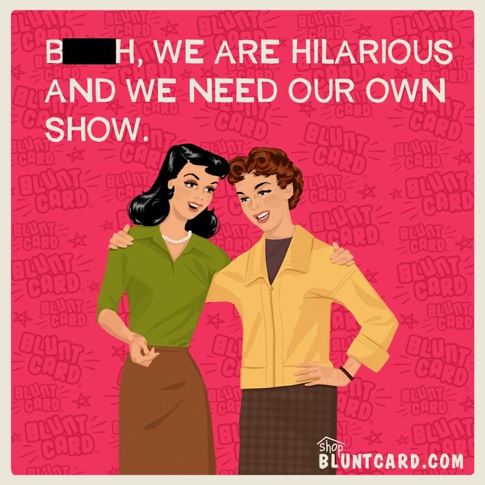 These Vintage-Style Cards Look Sweet At First Glance, Until Their Dark Humor Hits You (29 New Pics)