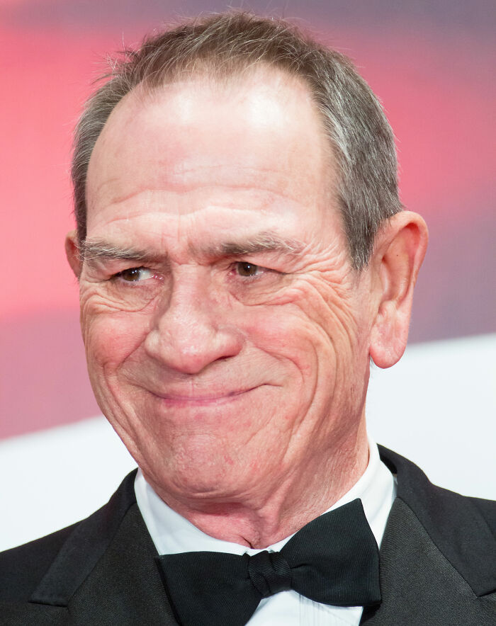 Tommy Lee Jones in a tuxedo at an event, related to news about his daughter Victoria's body found in a hotel. Tommy Lee Jones in a tuxedo at an event, related to news about his daughter Victoria's body found in a hotel.