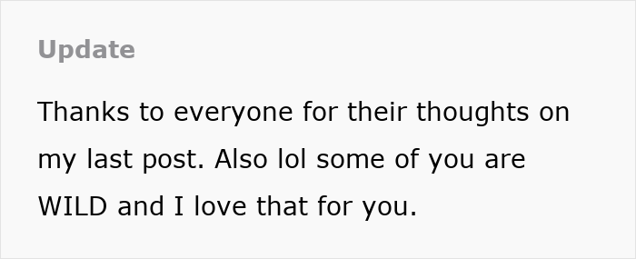 Update text thanking readers for feedback with a casual tone, referencing a Venmo search revealing a fabricated past life. Update text thanking readers for feedback with a casual tone, referencing a Venmo search revealing a fabricated past life.