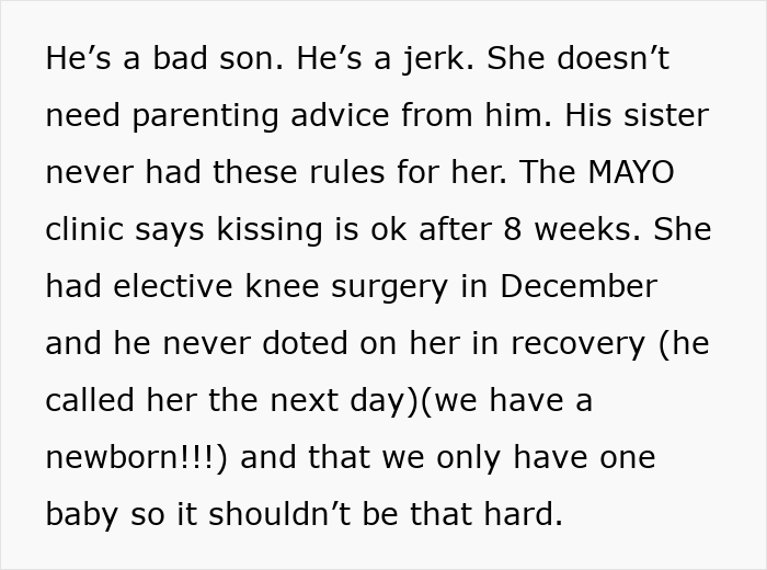 Mother-in-law keeps kissing newborn despite medical advice, causing concern over baby's health and family tensions. Mother-in-law keeps kissing newborn despite medical advice, causing concern over baby's health and family tensions.