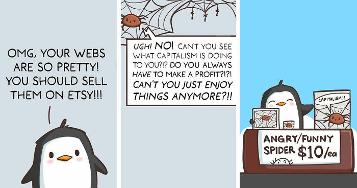 Artist Made 36 Comics That Switch Between Pure Fun And Subtle Commentary
