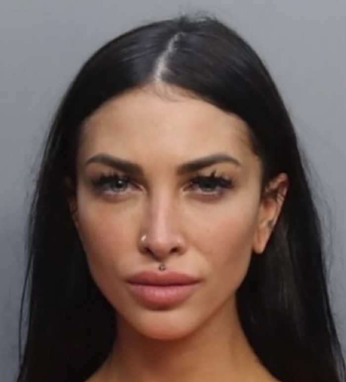 Close-up portrait of an adult star with dark hair and piercings related to adult stars arrested first-class seats incident. Close-up portrait of an adult star with dark hair and piercings related to adult stars arrested first-class seats incident.