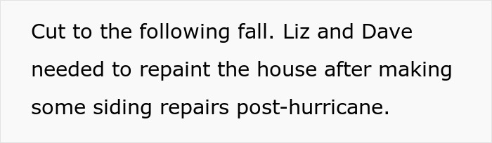 Couple repainting house after hurricane repairs while dealing with harassment from HOA president&rsquo;s power trip.