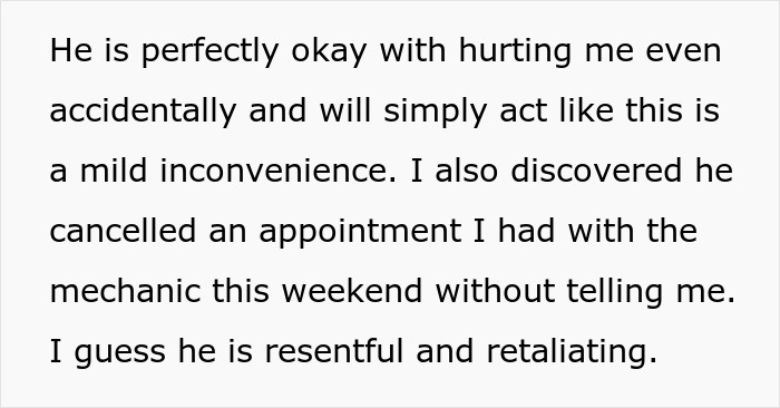 Close-up excerpt of a message describing resentment, cancelled appointment, and mention of a racist gift. Close-up excerpt of a message describing resentment, cancelled appointment, and mention of a racist gift.