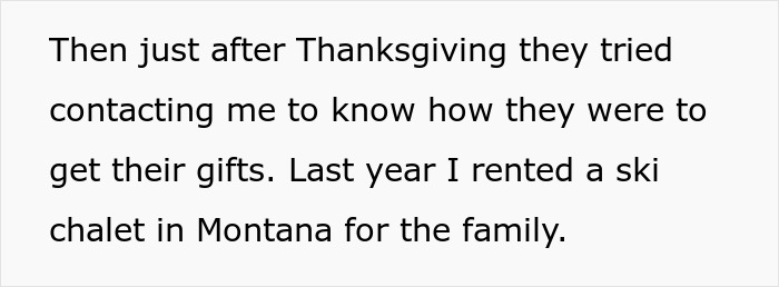 Text about step kids mom loss money sharing a story of renting a ski chalet in Montana for the family after Thanksgiving. Text about step kids mom loss money sharing a story of renting a ski chalet in Montana for the family after Thanksgiving.