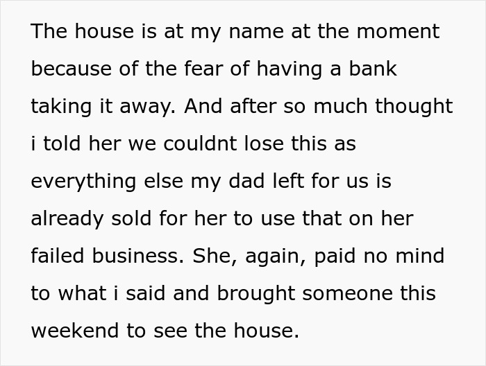 Mom in $37K debt worried as daughter refuses to sell inherited home to help with financial struggles.